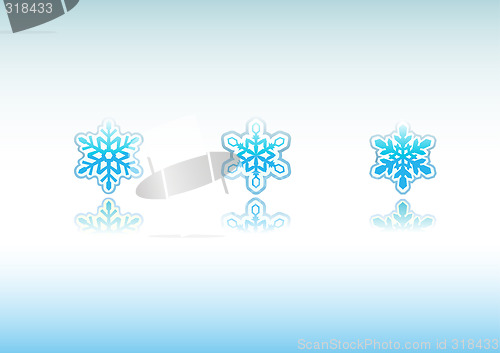 Image of Snowflakes Icon Set