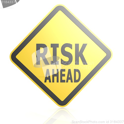 Image of Risk ahead road sign