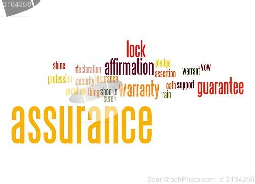 Image of Assurance word cloud