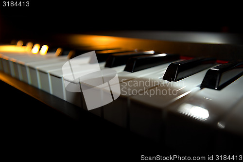 Image of Piano keyboard