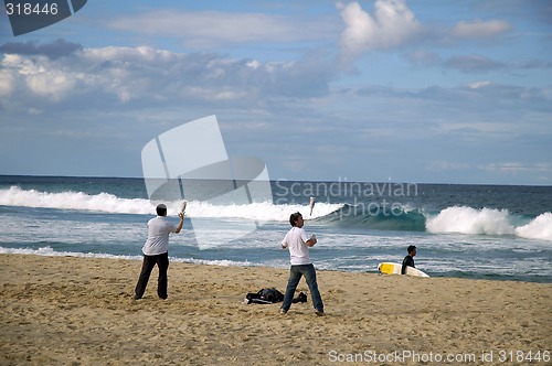 Image of beach mixing