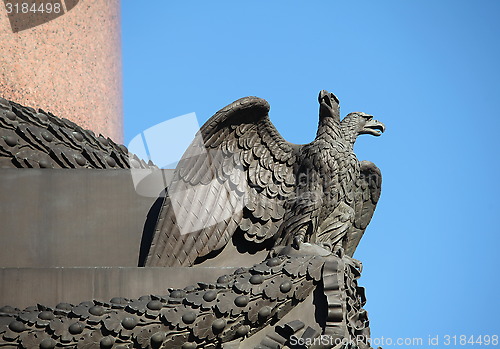 Image of Double headed eagle spreads its wings