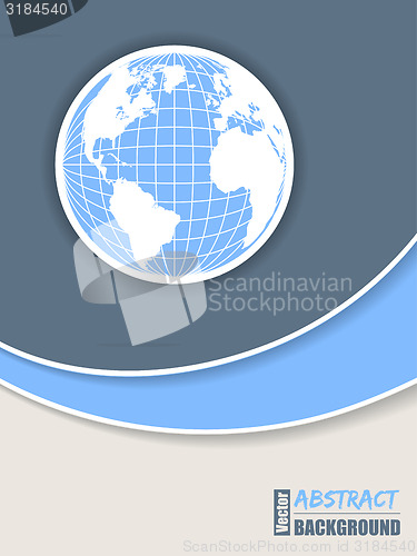 Image of Corporate brochure design in blue