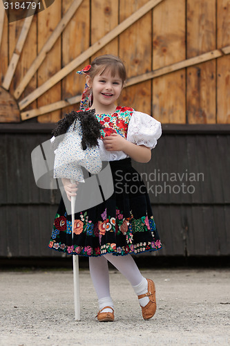 Image of Little girl in traditional costume