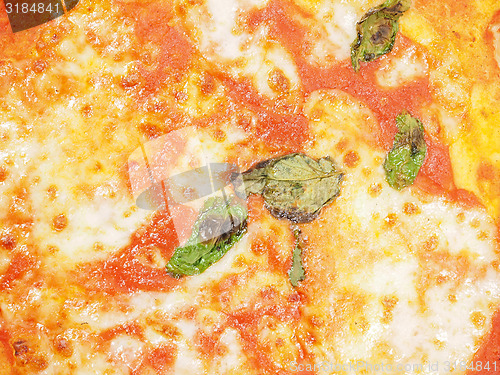 Image of Margherita pizza background