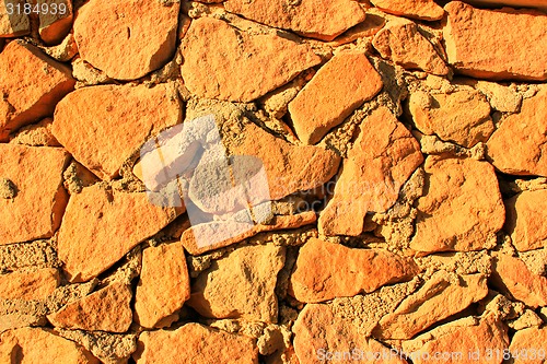 Image of Stone Background at Sun Light. Stone Texture.
