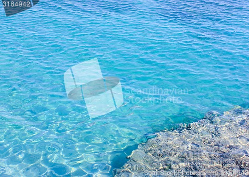 Image of Blue Water Background