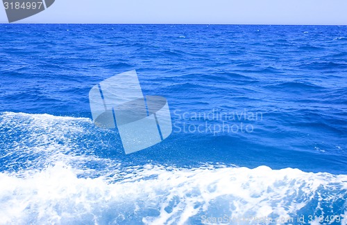 Image of Sea Blue Water Background