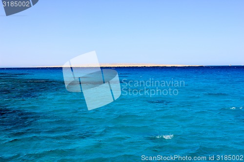 Image of Sea Blue Water Background.