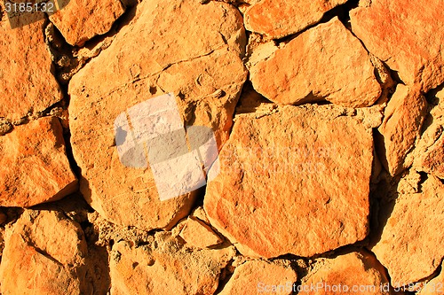 Image of Stone Background at Sun Light. Stone Texture.