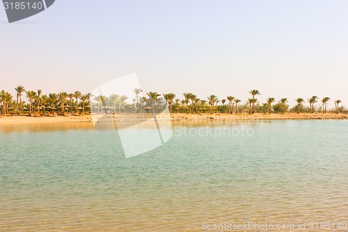 Image of Beach at sun light. 