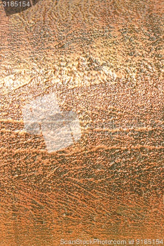 Image of gold decorative wall stucco texture