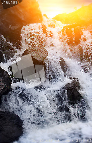 Image of 	Waterfall in Sweden