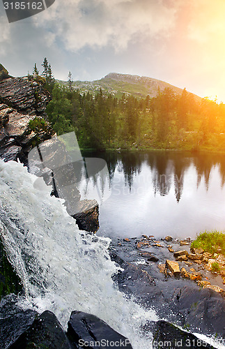 Image of Waterfall in Sweden