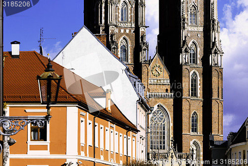 Image of Wroclaw Cathedral in Ostrow Tumski, Poland