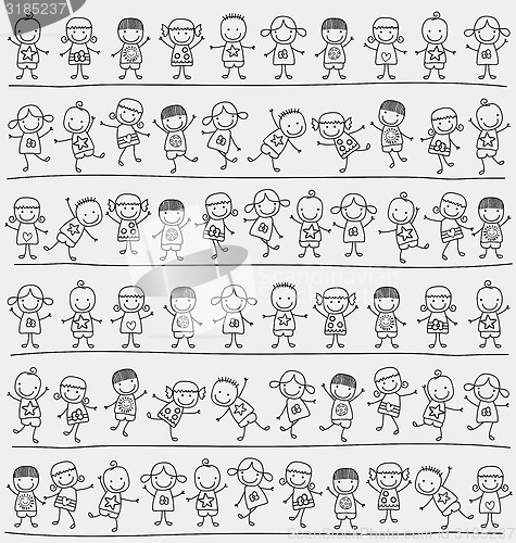 Image of kids pattern