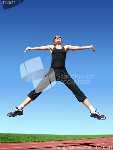 Image of Jumping woman