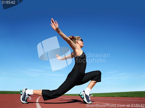 Image of Girl exercising