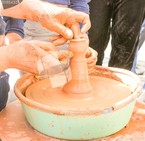 Image of Pottery Work.