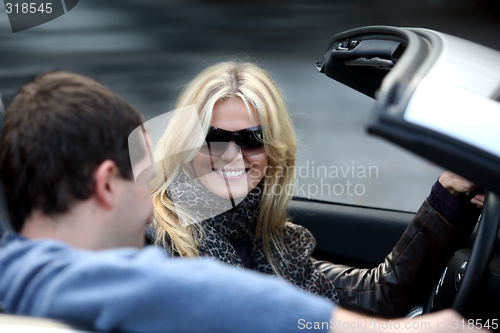 Image of Couple in the car