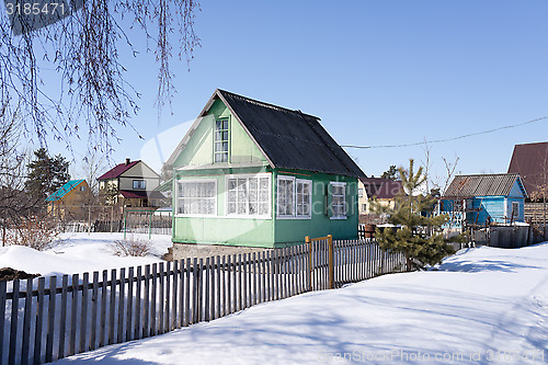 Image of wooden house