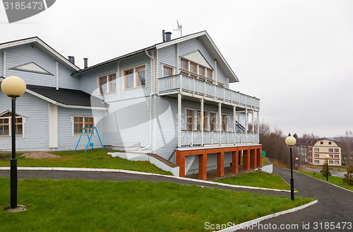 Image of Corps of the sanatorium Marcial Water, RUSSIA - NOVEMBER 04, 201