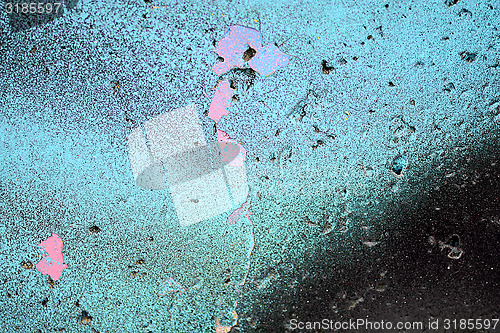 Image of classic grunge texture of aging painted wall