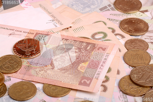 Image of Background of the Ukrainian money hryvnia