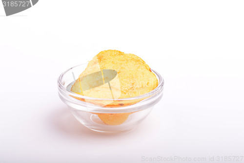 Image of Potato chips. Close up