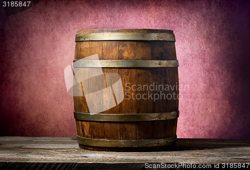 Image of Barrel on pink background