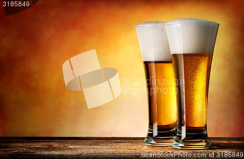 Image of Two glasses of beer