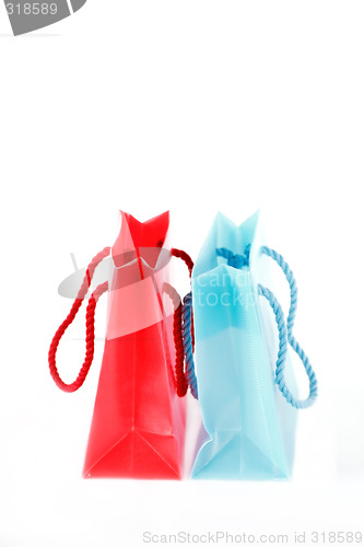 Image of Present bags isolated