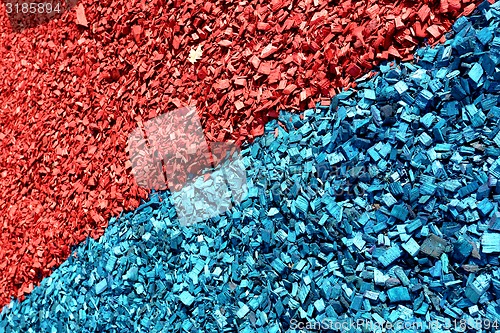 Image of Red blue chips