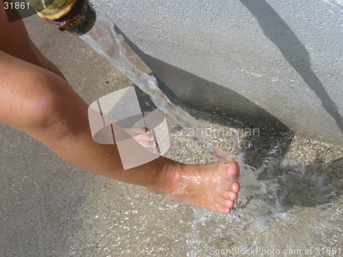 Image of cold water in hot summer