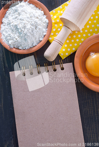 Image of ingredients for dough