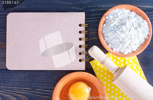 Image of ingredients for dough