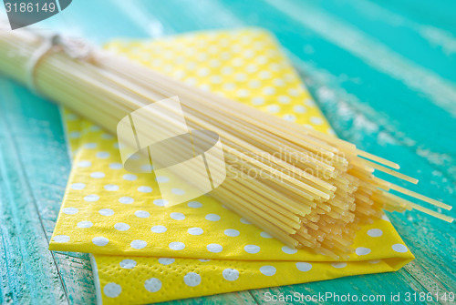 Image of raw pasta