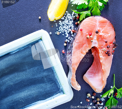 Image of raw salmon