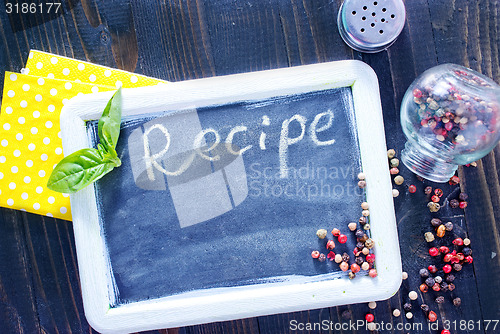 Image of board for recipe