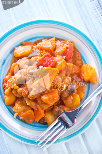 Image of baked vegetables