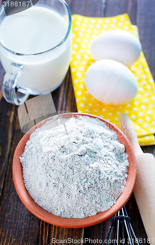 Image of ingredients for dough