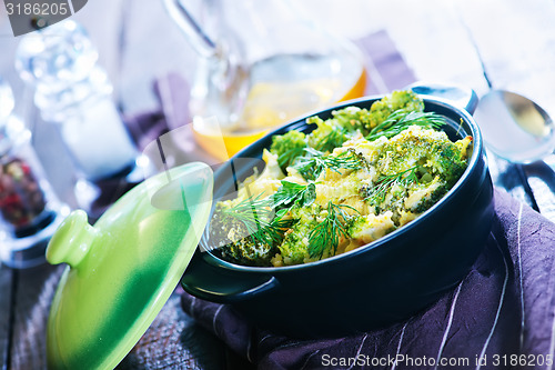 Image of baked broccoli