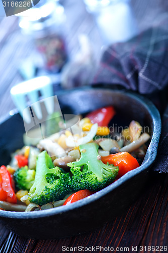 Image of fried vegetables