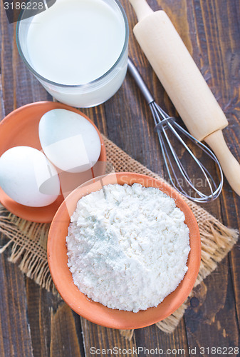 Image of ingredients for dough