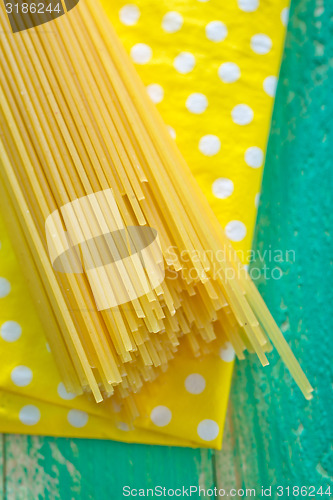 Image of raw pasta
