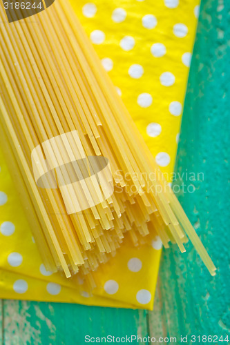 Image of raw pasta