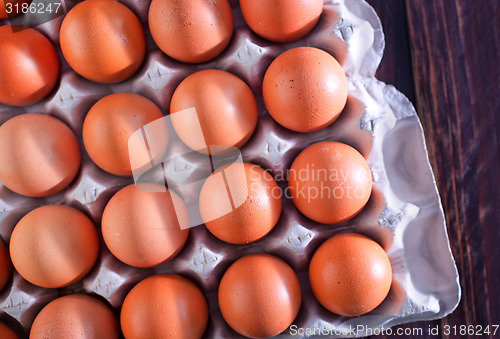 Image of raw eggs