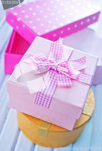 Image of boxes for present