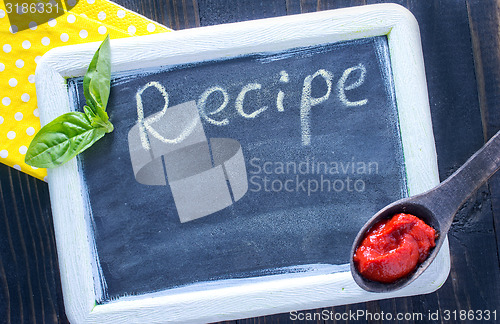 Image of board for recipe