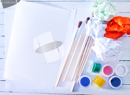 Image of color paint